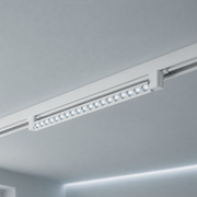 Luminária Linear Spot Eletrificado Pontual Trilho Led 40w 60cm 6500k Bivolt Branco 127/220v