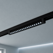 Spot Trilho Led Preto Dots 40w 6500k Branco Frio Sobrepor 110v/220v Deluxe By Avant