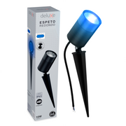 Espeto De Jardim Nimus Led 10w Azul IP65 Bivolt Preto Avant