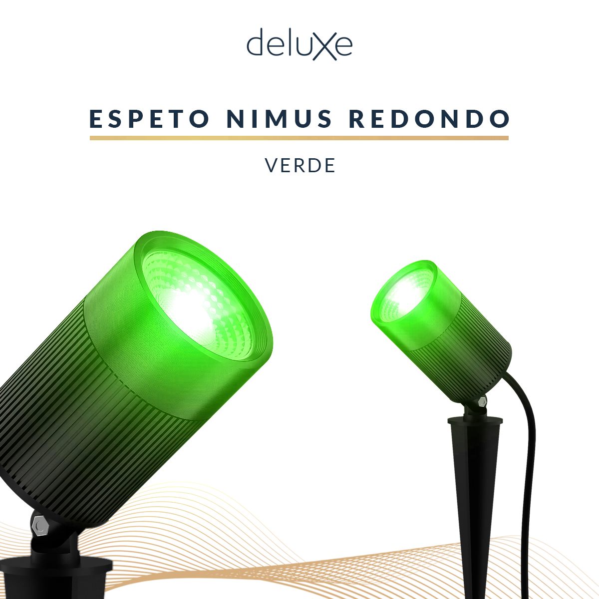 Espeto De Jardim Nimus Led 10w Verde IP65 Bivolt Preto Avant