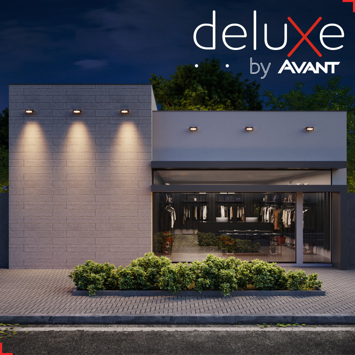 Refletor Led Effect 20W 4000k Branco Neutro Bivolt Ip65 a prova d'água Preto Deluxe