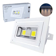 Refletor Led Effect 60w 6500k Branco Frio Bivolt IP65 Branco Deluxe