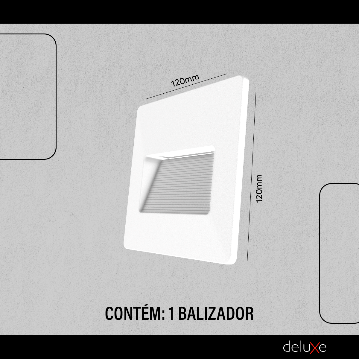 Balizador Led Effect 2w 2700k Branco Quente IP65 Bivolt Branco Avant