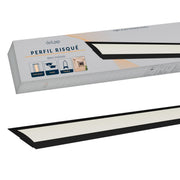 Perfil Barra Risqué Inside Embutir 24x08mm 2 Metros IP20 Branco Avant