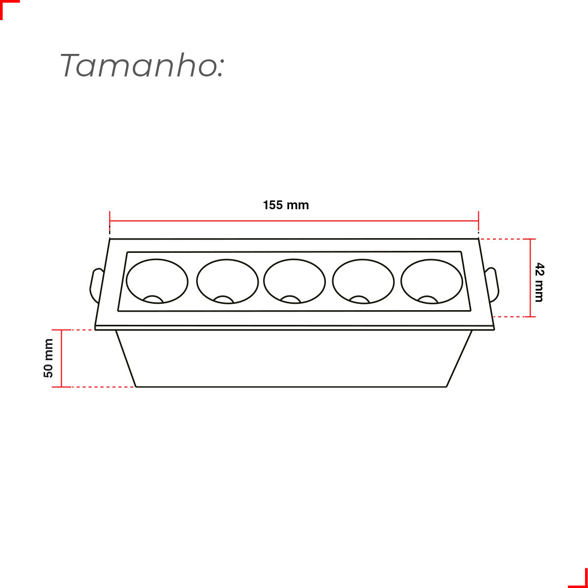 Spot Led Dots Redondo Embutir 10w 2700k/6500k IP20 Bivolt Branco Deluxe
