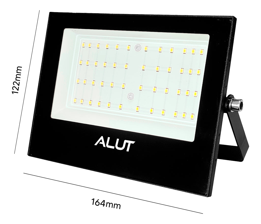 Refletor Led Externo 100w 6500k Branco Frio Bivolt IP66 Preto Avant Easy