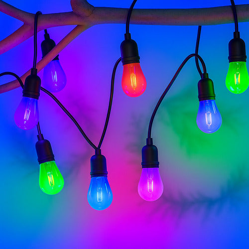 Lâmpada Varal Cordinha Solare 6W RGB Colorido Recarregável Avant
