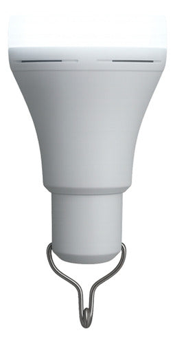 Lâmpada Led Pera Com Painel Solar 2W 6500k Branco Frio Autonomia Até 8h Avant