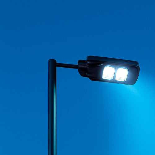 Luminária Poste Detroit Solare 60W 6500k Branco Frio IP65 Avant