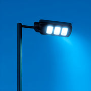 Luminária Poste Detroit Solare 100W 6500k Branco Frio IP65 Avant