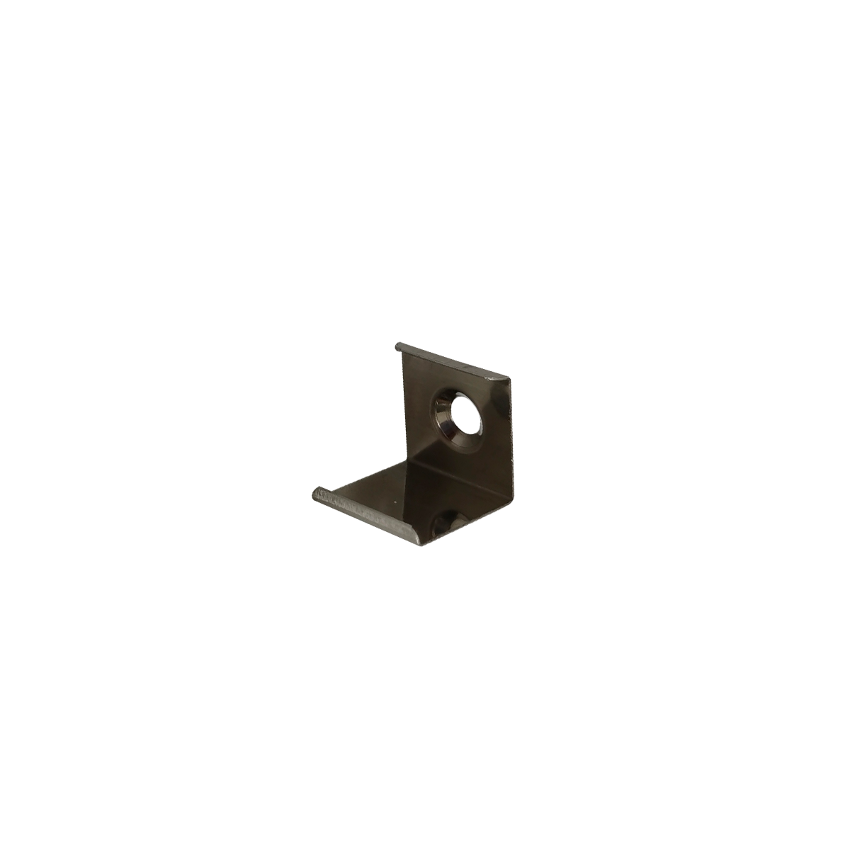 Kit 10 Suporte Perfil Led Risque One Side Canto 13x13mm Sobrepor Deluxe