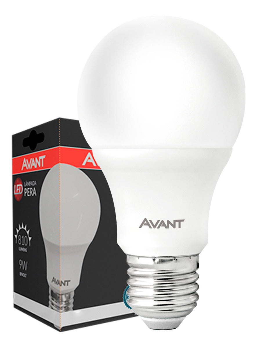Lãmpada Led Pera 12w 6500K Branco Frio E27 Bivolt IP20 Branco Avant