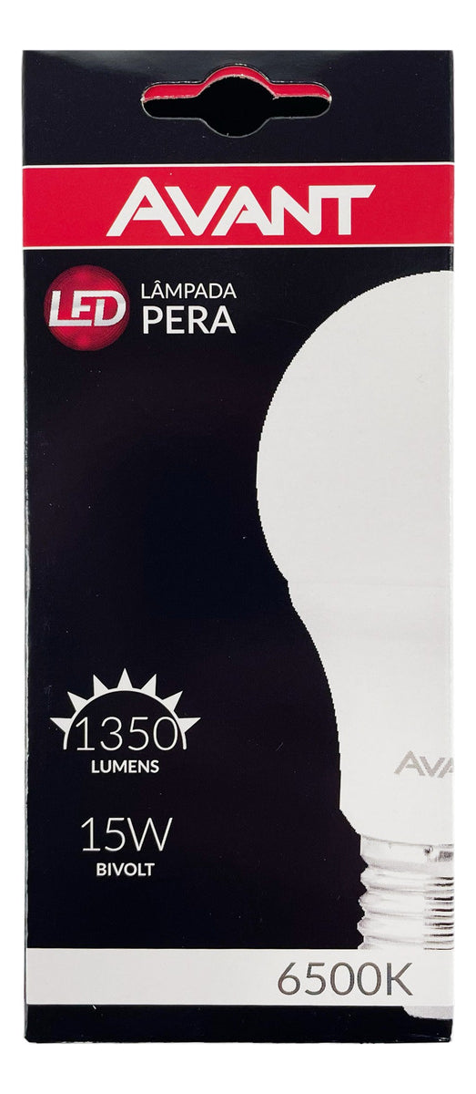 Lâmpada Bulbo Led 15w 6500K Branco Frio E27 IP20 Bivolt Avant