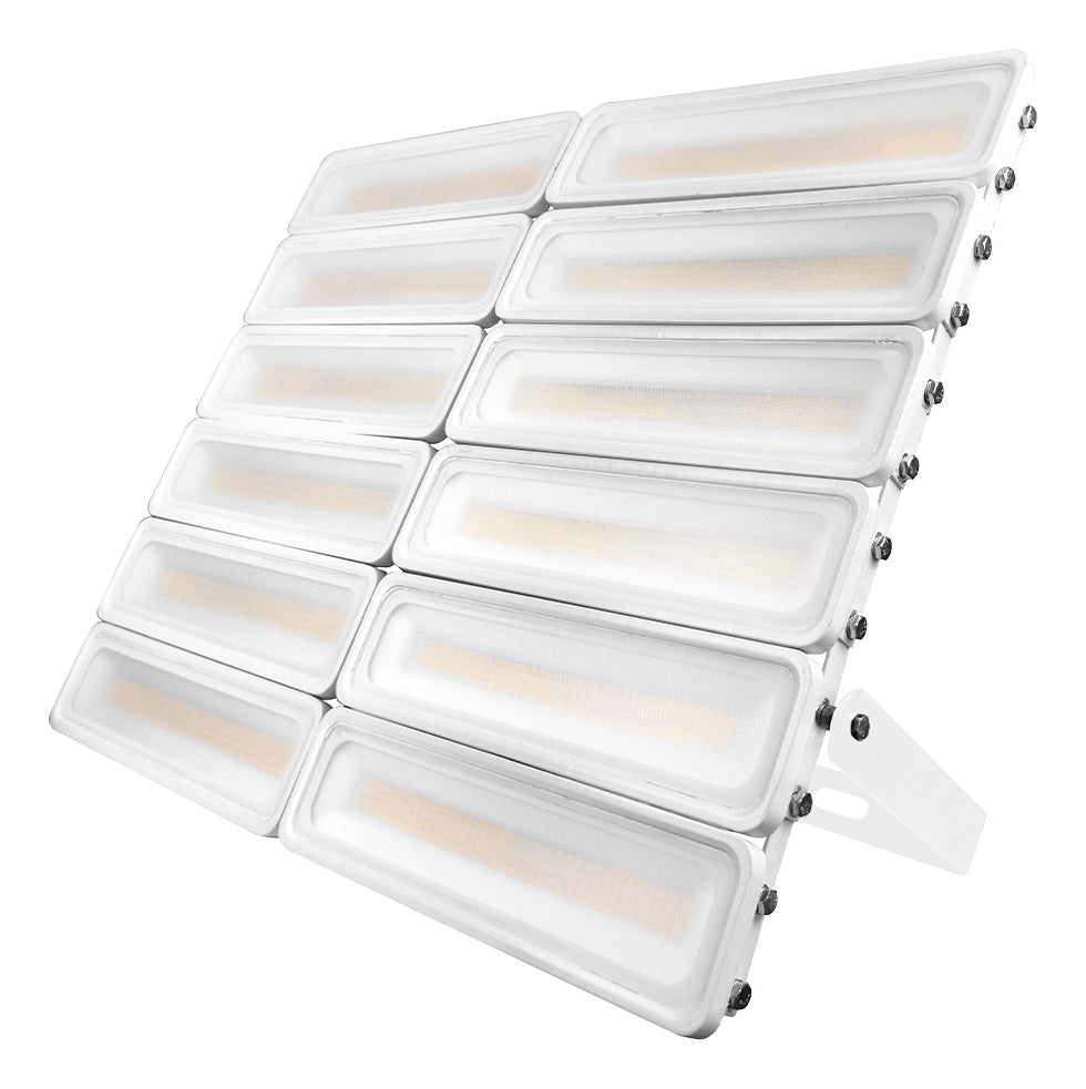 Refletor Led Facciata 600w 3000k Branco Quente Bivolt IP66 Branco Avant Pro