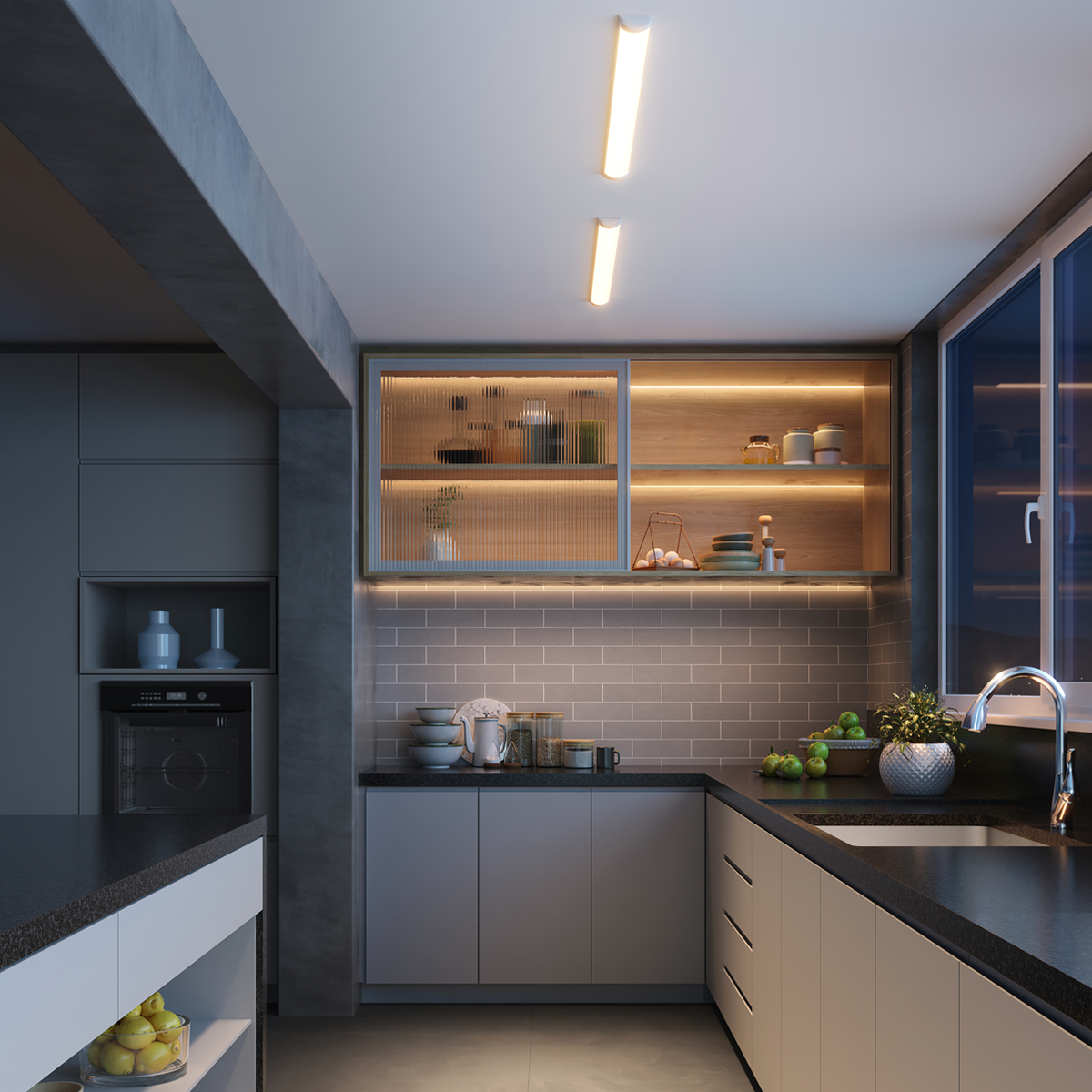 Luminaria Led Elegance Fit 36W 3000k 110v/220v Branco Avant