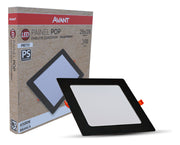 Painel Led Pop Quadrado Embutir 24W 3000k 28x28 Pr Avant
