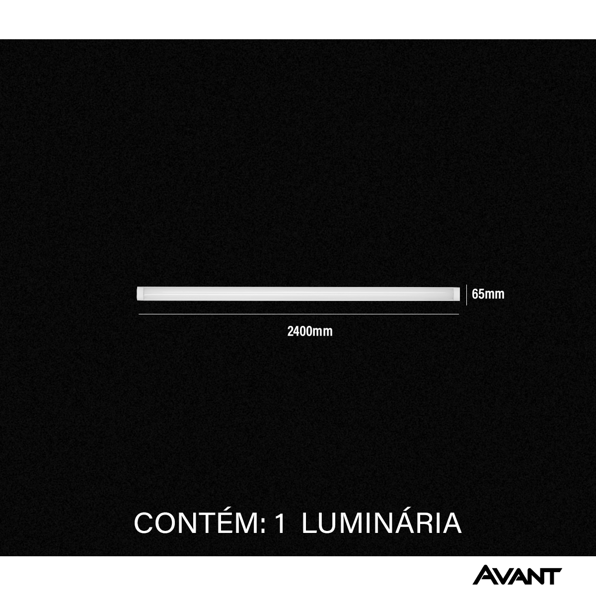 Luminária Led Elegance Fit 100W 6500K Branco Frio Bivolt Branco Avant