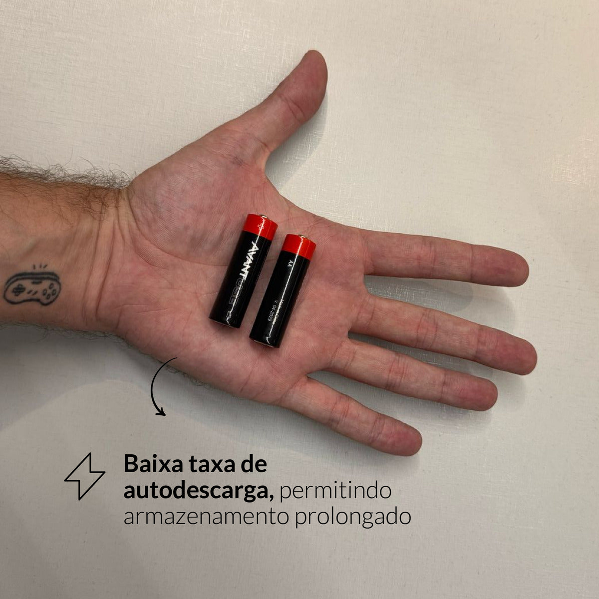Kit 4 Pilhas Alcalina Pequena AA 1.5v Avant Use