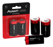 Kit 2 Pilhas Alcalina Media C 1.5v Avant Use