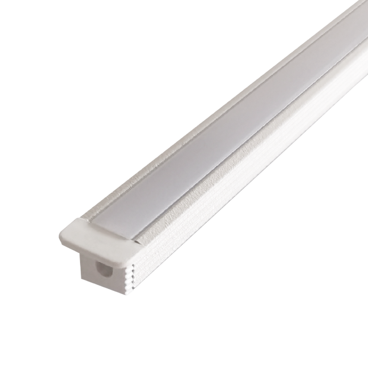 Perfil Barra Risqué Baby Embutir 13x09mm 2 Metros IP20 Branco Avant