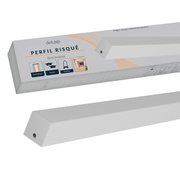 Perfil Barra Risqué Slat Sobrepor 35x35mm 2 Metros IP20 Branco Avant