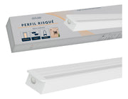 Perfil Barra Risqué Strip Embutir 15x09mm 2 Metros IP20 Branco Avant