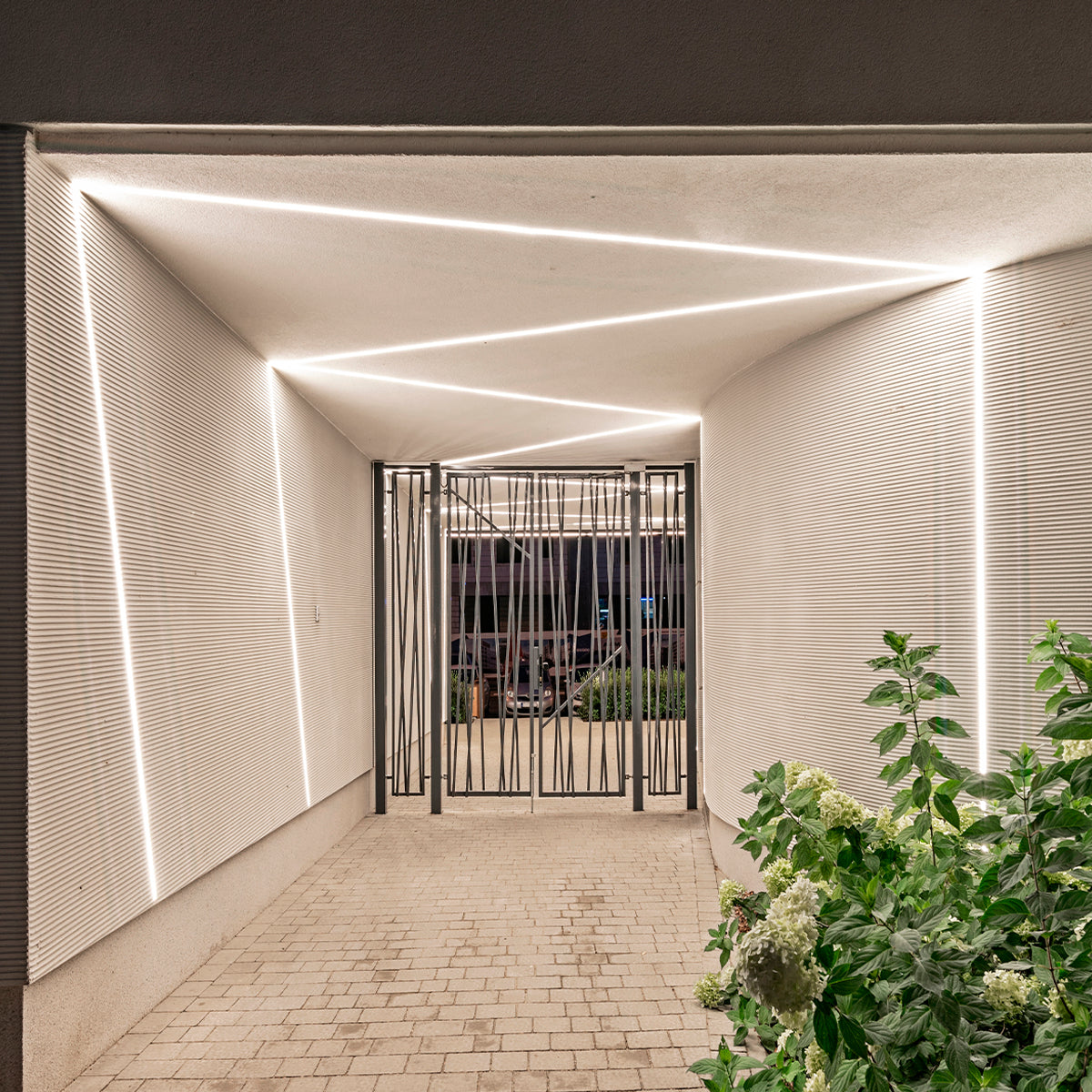 Perfil Led Barra Risque Strip 15x09mm 2 Metros Embutir Branco Em Aluminio Cod:338255617 Deluxe By Avant