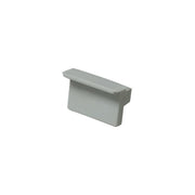Kit 10 Tampas de Perfil Risque Strip 15x09mm Branco Deluxe