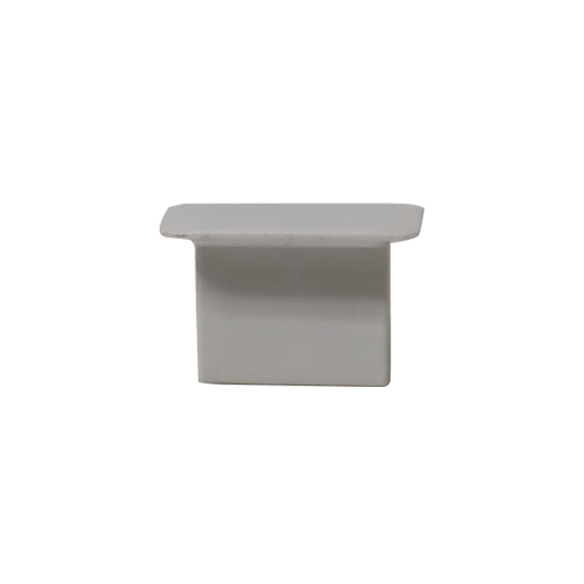 Kit 10 Tampas de Perfil Risque Nano 13x10mm Branco Deluxe