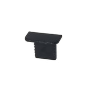 Kit 10 Tampas de Perfil Risque Baby 13x09mm Preto Deluxe