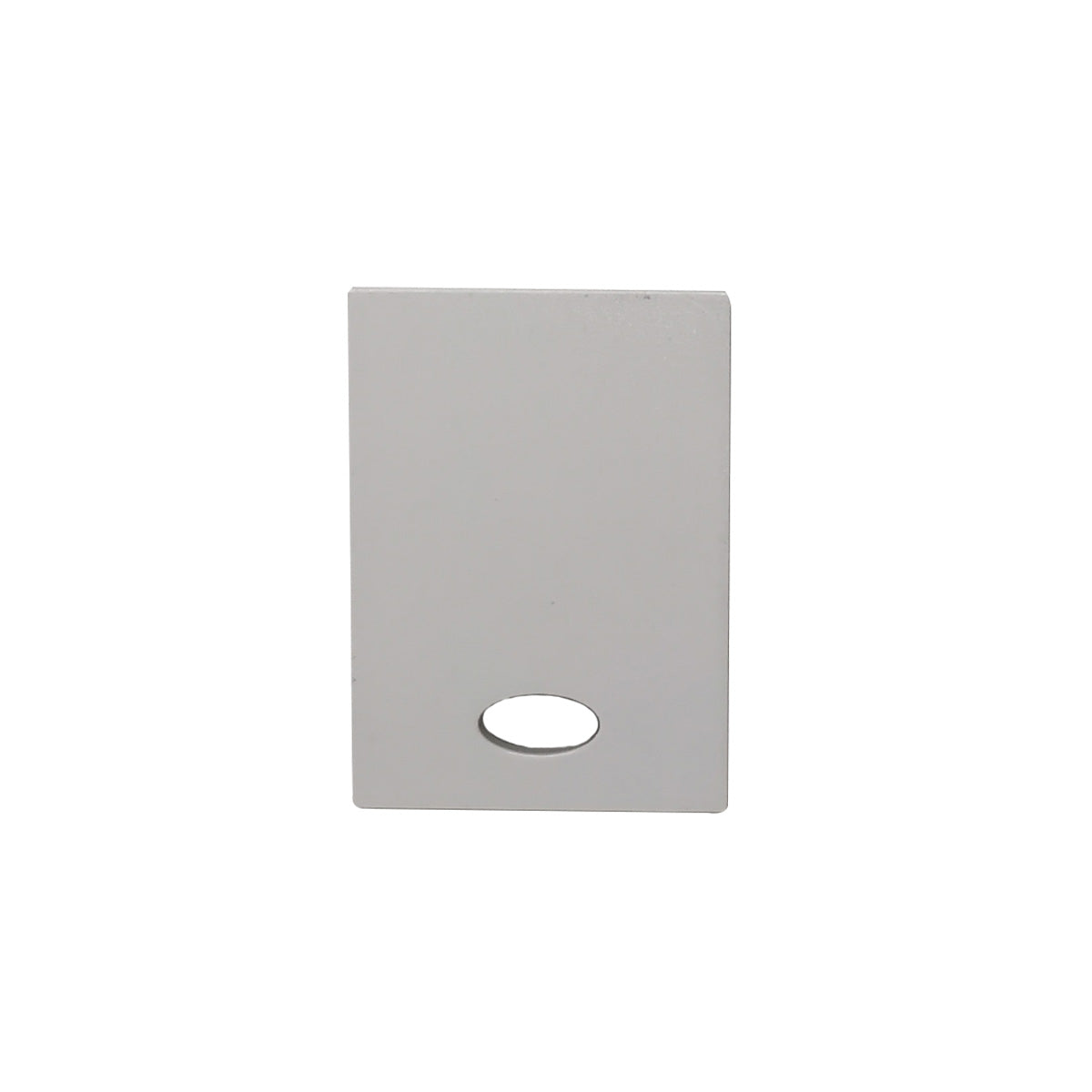 Kit 10 Tampas de Perfil Risque Stylus 36x26mm Com furo Branco Deluxe