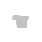 Kit 10 Tampas de Perfil Risque Baby 13x09mm Branco Deluxe