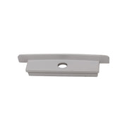 Kit 10 Tampas de Perfil Risque Plane 65x10mm Com furo Branco Deluxe