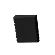 Kit 10 Tampas de Perfil Risque Minimal 08x09mm Preto Deluxe