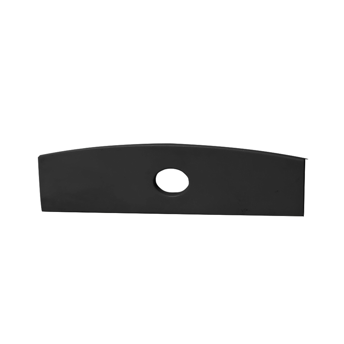Kit 10 Tampas de Perfil Risque Destak 50x10mm Com furo Preto Deluxe