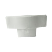 Kit 10 Tampas de Perfil Risque Inside 24x15mm Branco Deluxe