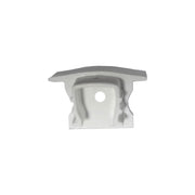 Kit 10 Tampas de Perfil Risque Inside 24x15mm Com furo Branco Deluxe