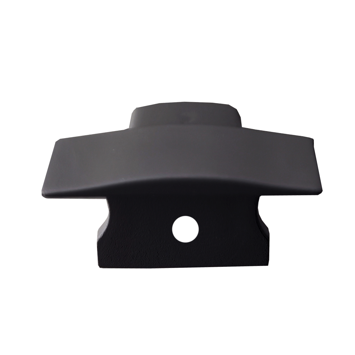 Kit 10 Tampas de Perfil Risque Inside 24x15mm Com furo Preto Deluxe