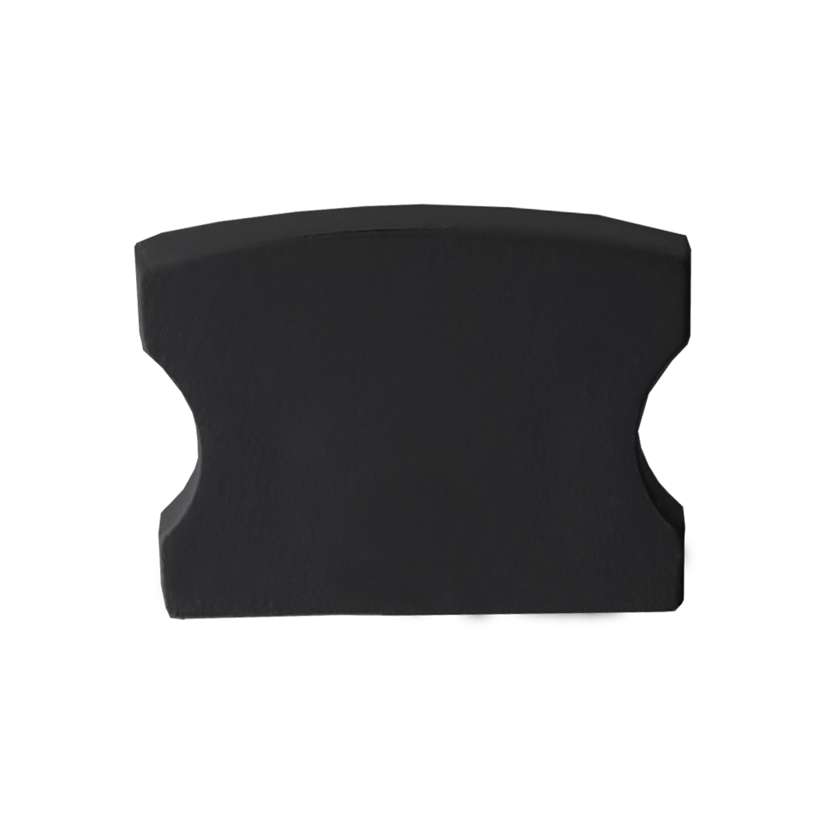 Kit 10 Tampas de Perfil Risque Slat 17x15mm Preto Deluxe