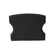 Kit 10 Tampas de Perfil Risque Slat 17x15mm Preto Deluxe