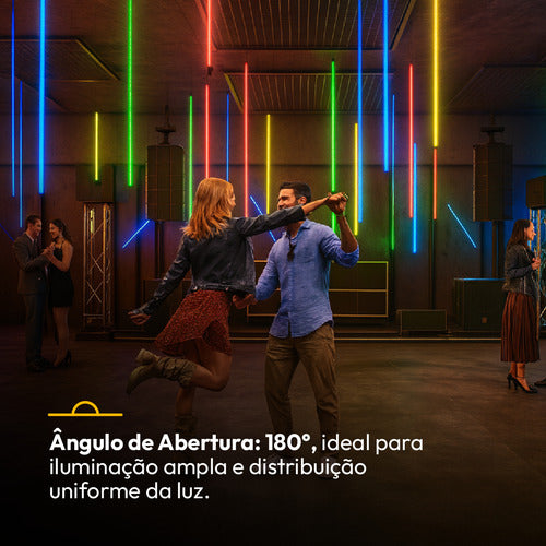Lâmpada Led Tubular T8 18w Rosa G13 Bivolt IP20 Avant