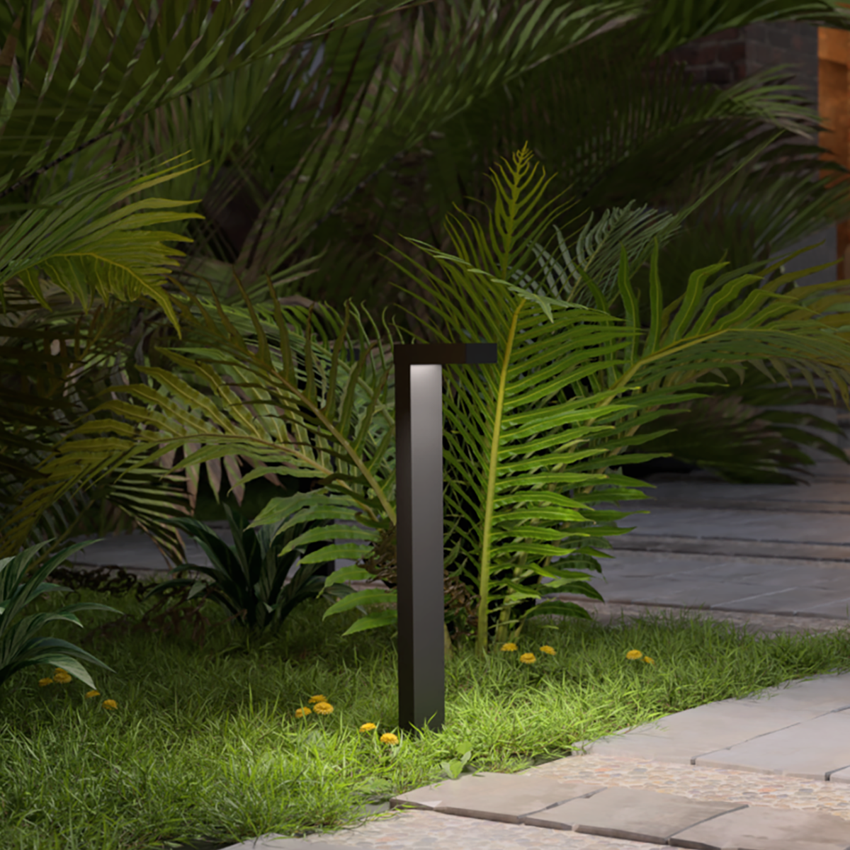 Espeto De Jardim Led Nimus 10w 4000k Branco Neutro IP65 Bivolt Preto Avant