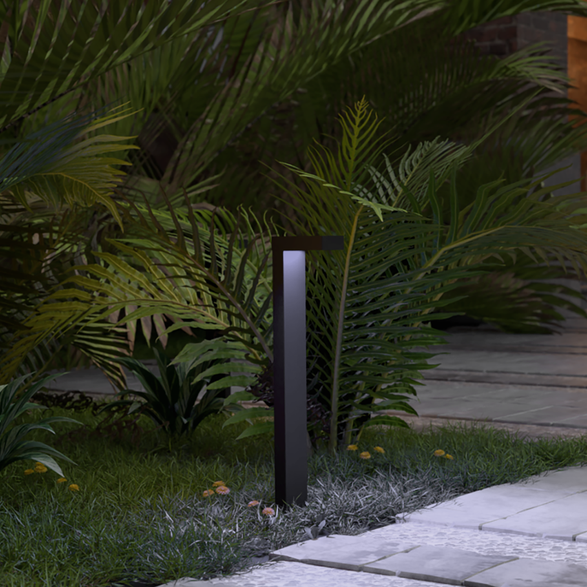Espeto De Jardim Led Nimus 10w 6500k Branco Frio IP65 Bivolt Preto Avant