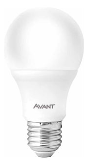 Lampada Led Pera 9w 3000k Branco Quente E27 IP20 Bivolt Branco Avant