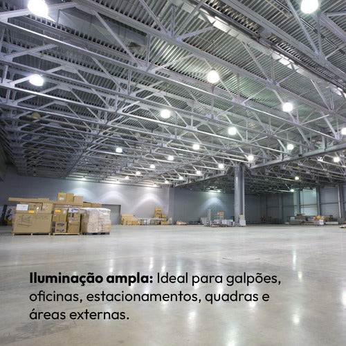 Lampada Led Bulbo Hp 40w 3000K Branco Quente E27 Bivolt Branco Avant