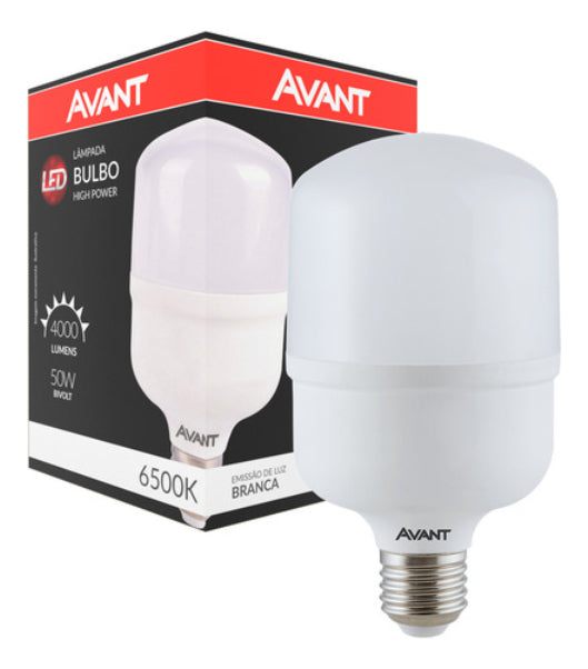 Lampada Led Bulbo Hp 50w 3000k E27 110v/220v Bivolt Avant