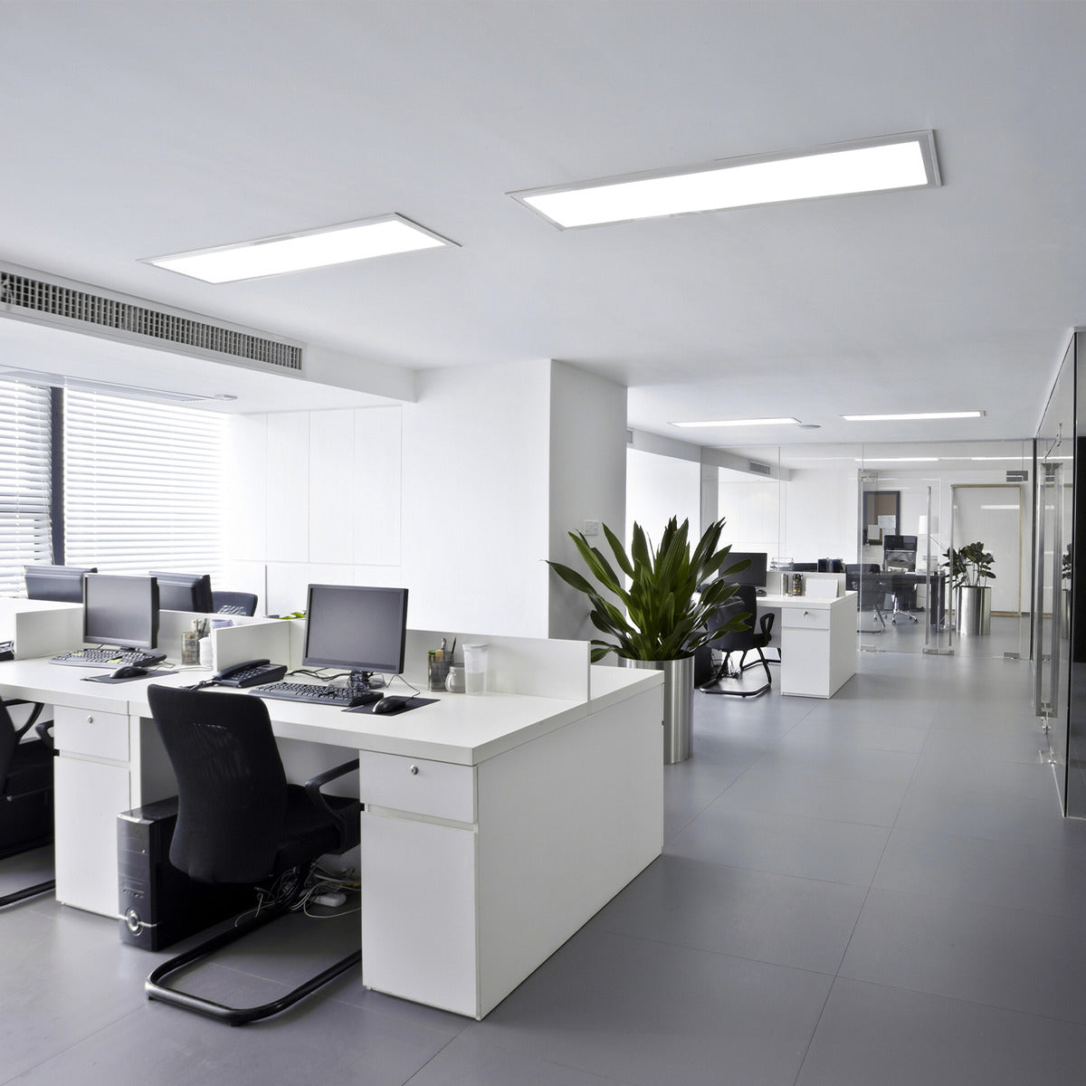 Painel Led Modular 62cm 25w 4000K Emb. ou Pendente Pr Avant