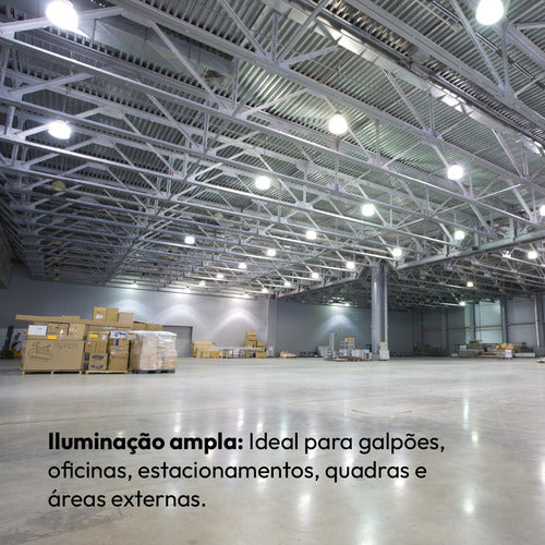 Lampada Led Bulbo Hp 100w 3000k Branco Quente E27 Bivolt Branco Avant