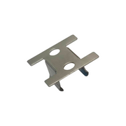 Kit 10 Suporte Perfil Led Risque Stylus 75x25mm Sobrepor Deluxe