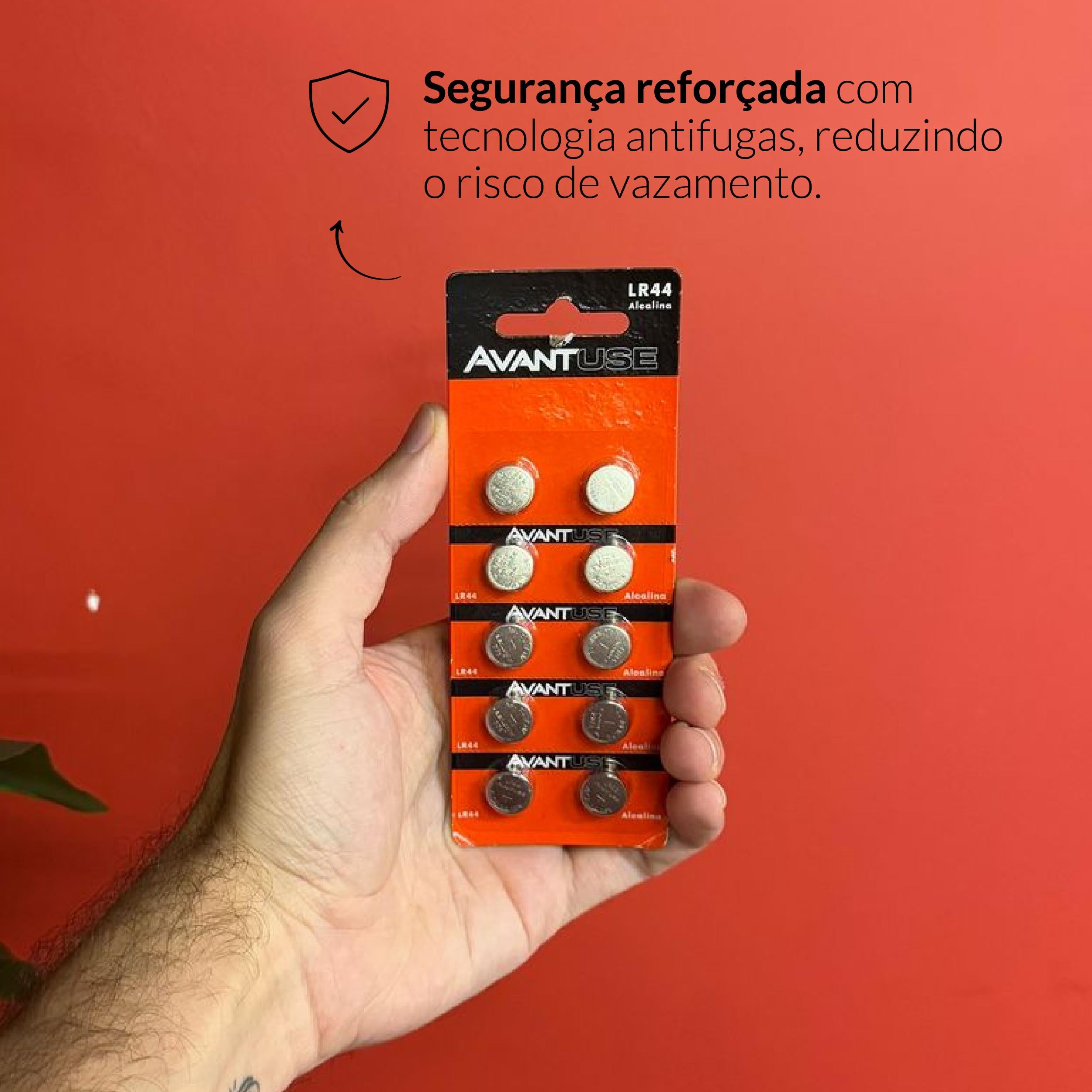 kit 10 Baterias Alcalina Lr44 1.5v Avant Use